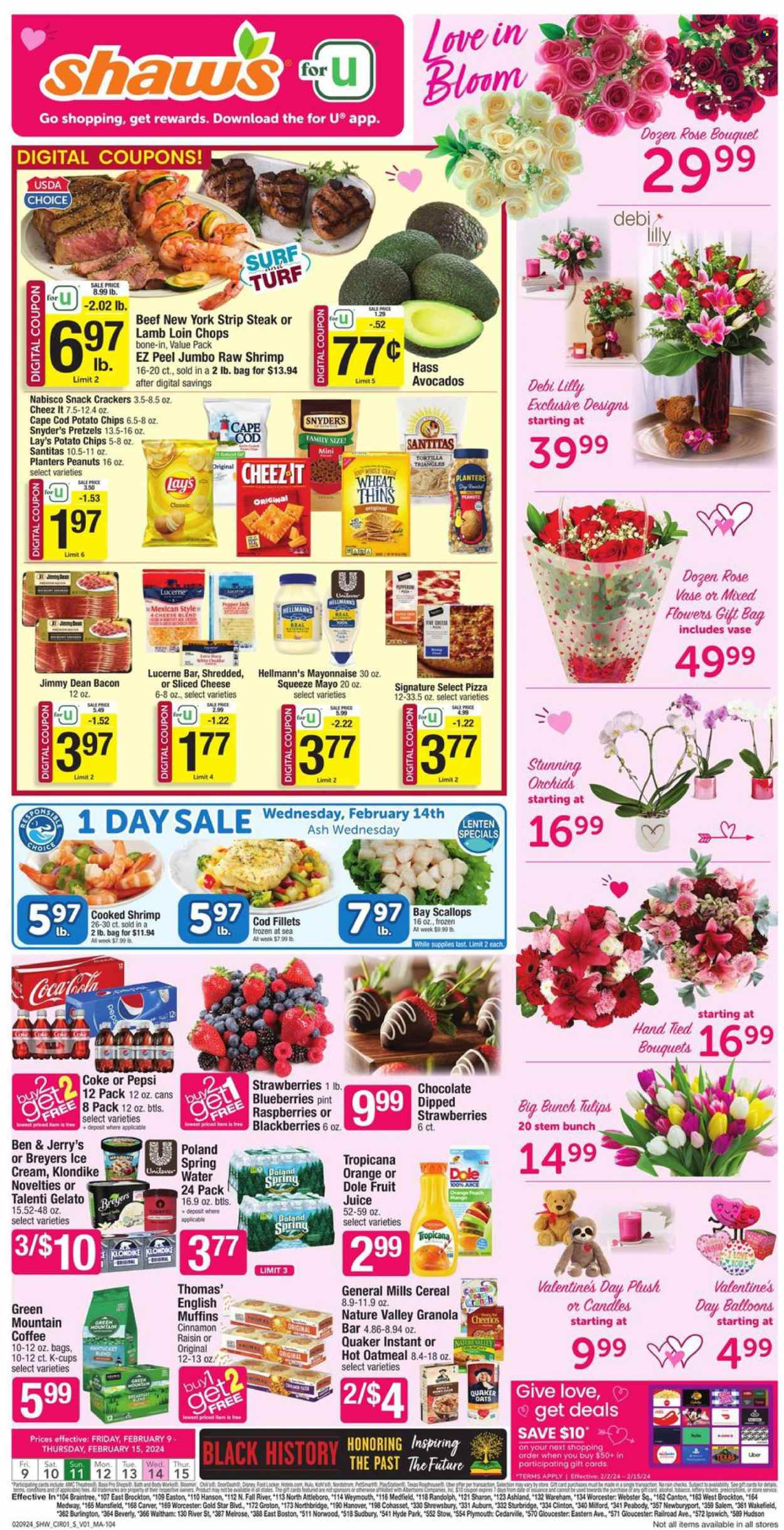 Shaw’s ad - 02/09/2024 - 02/15/2024. Page 1