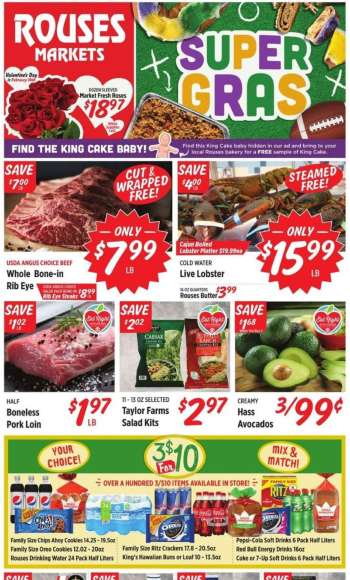 Rouses Markets Flyer - 02/07/2024 - 02/14/2024.