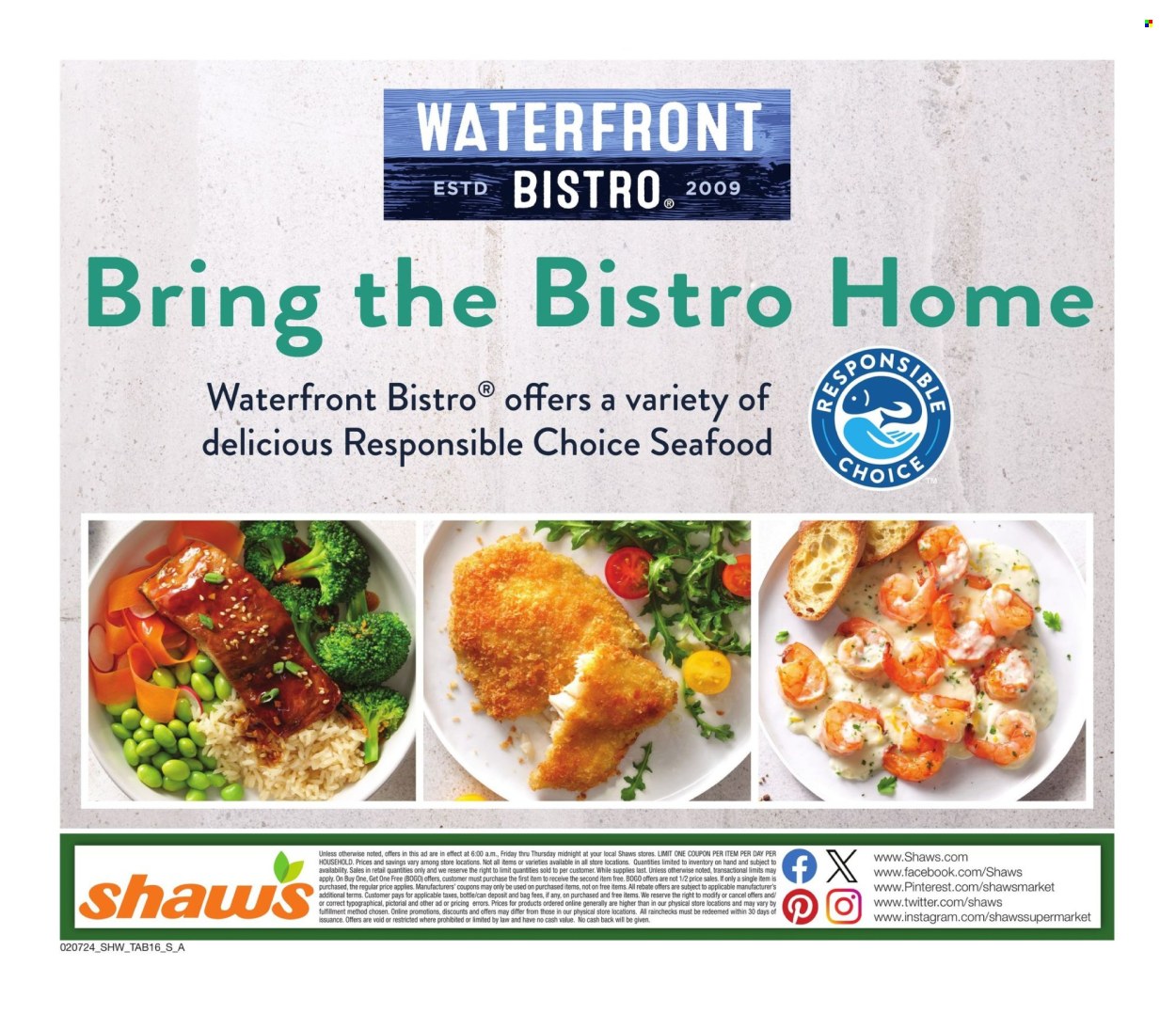 Shaw’s ad - 02/07/2024 - 03/07/2024. Page 16