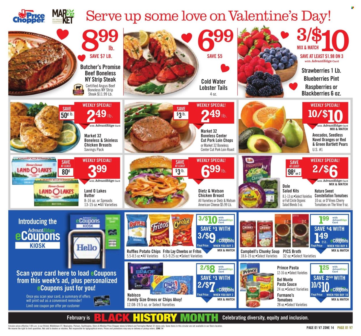 Price Chopper ad - 02/11/2024 - 02/17/2024. Page 1