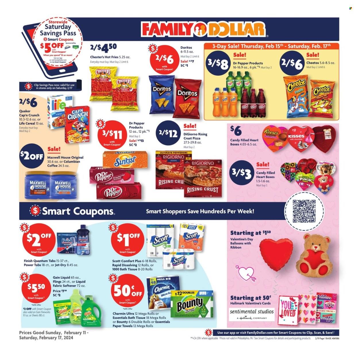 Family Dollar ad - 02/11/2024 - 02/17/2024. Page 1