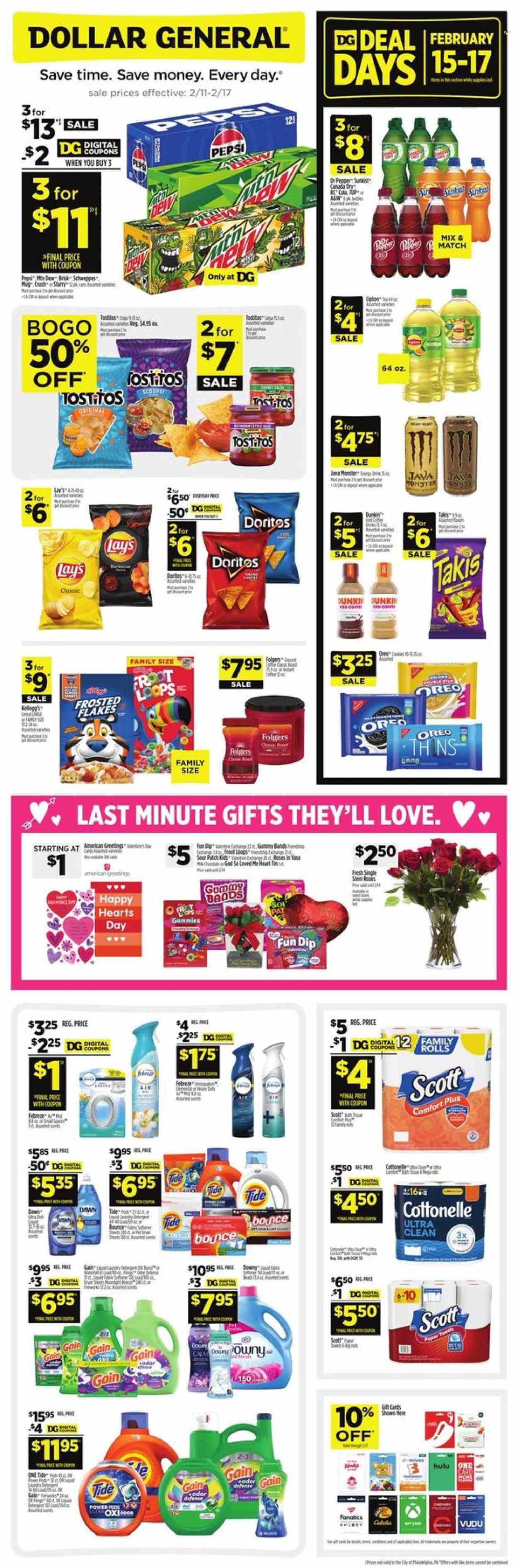 Dollar General ad - 02/11/2024 - 02/17/2024. Page 1