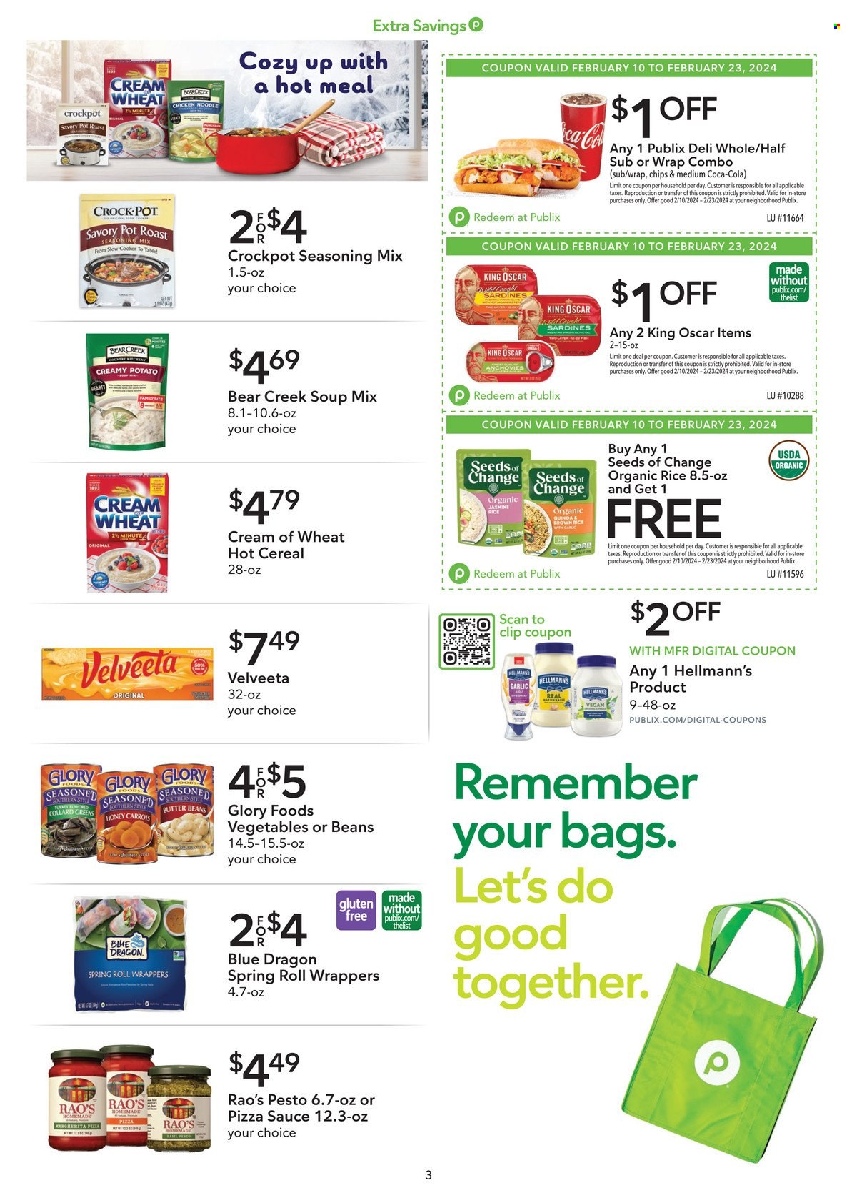 Publix ad - 02/10/2024 - 02/23/2024. Page 3