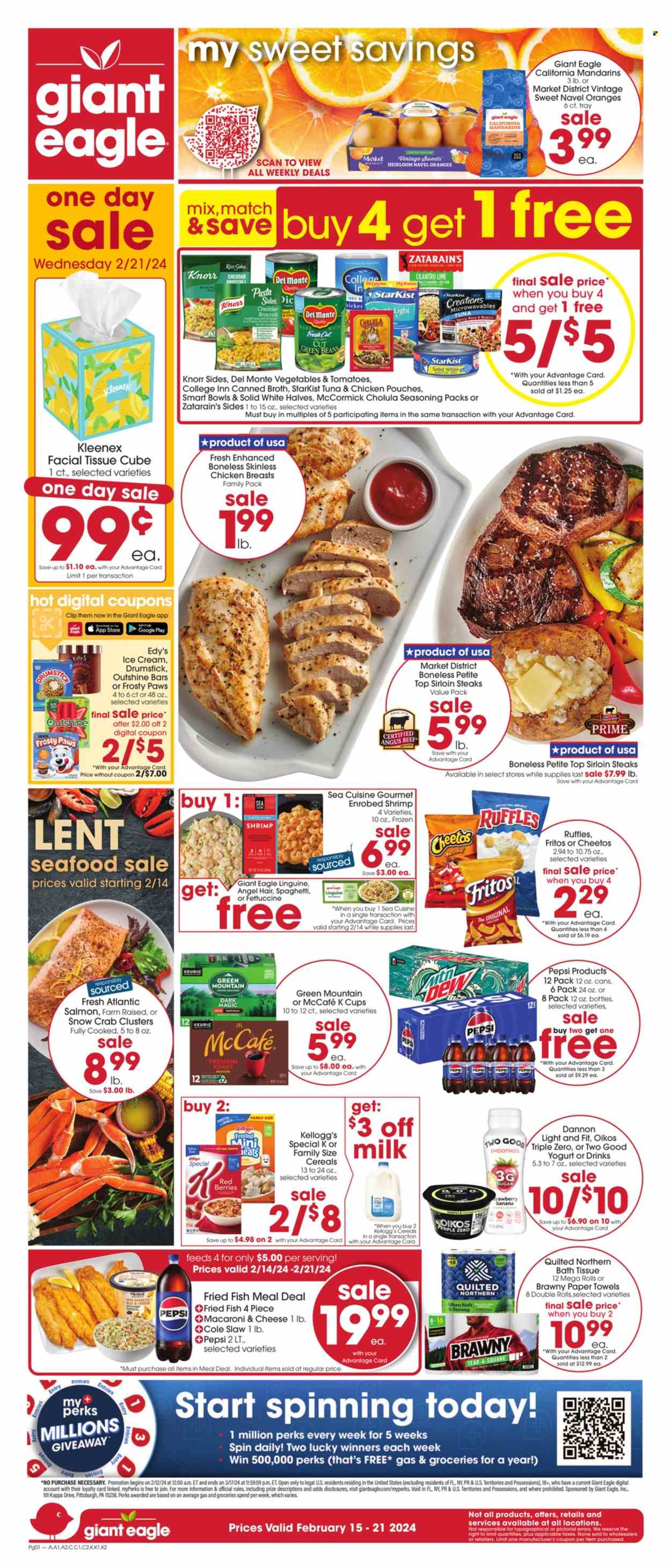 Giant Eagle ad - 02/15/2024 - 02/21/2024. Page 1