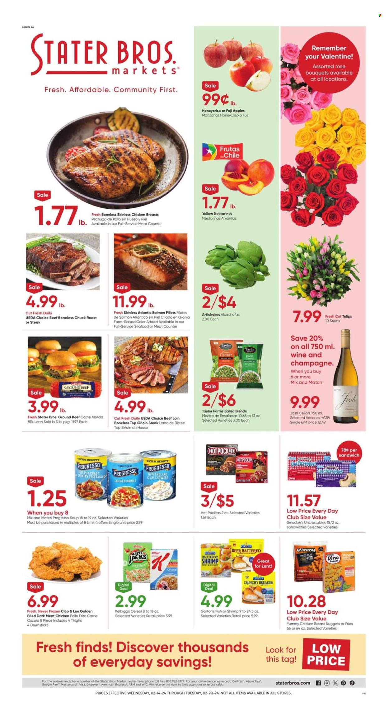 Stater Bros. ad - 02/14/2024 - 02/20/2024. Page 1
