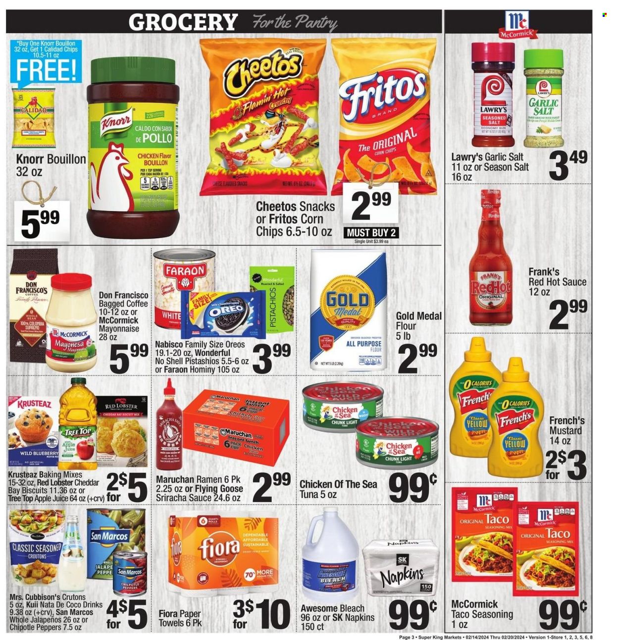 Super King Markets ad - 02/14/2024 - 02/20/2024. Page 3