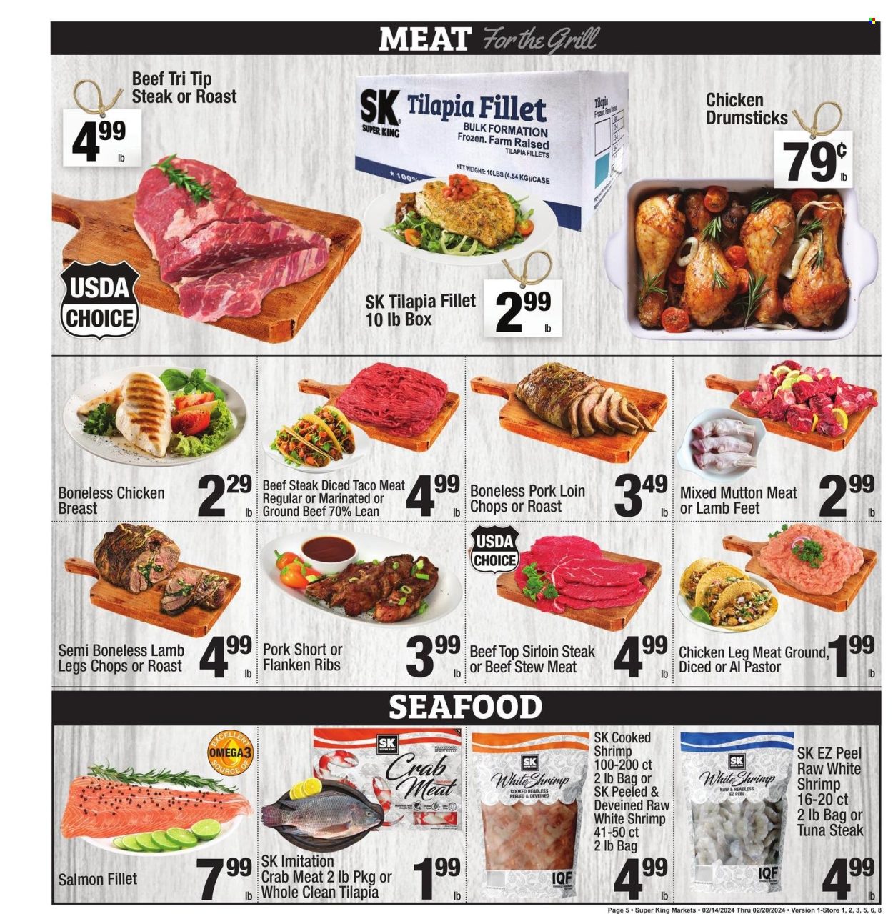 Super King Markets ad - 02/14/2024 - 02/20/2024. Page 5