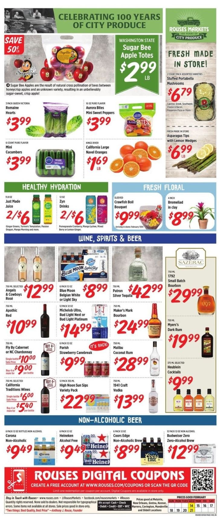Rouses Markets ad - 02/14/2024 - 02/21/2024. Page 6