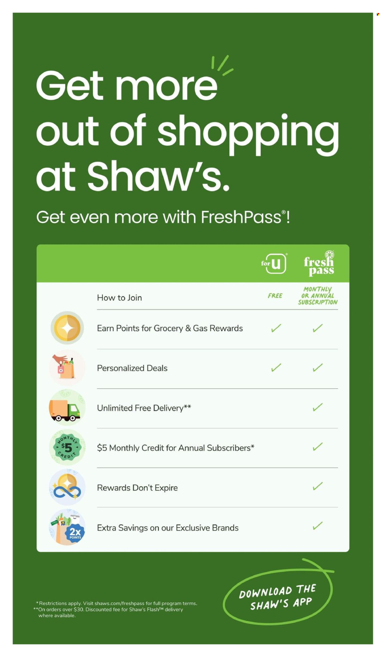 Shaw’s ad - 02/16/2024 - 02/22/2024. Page 5