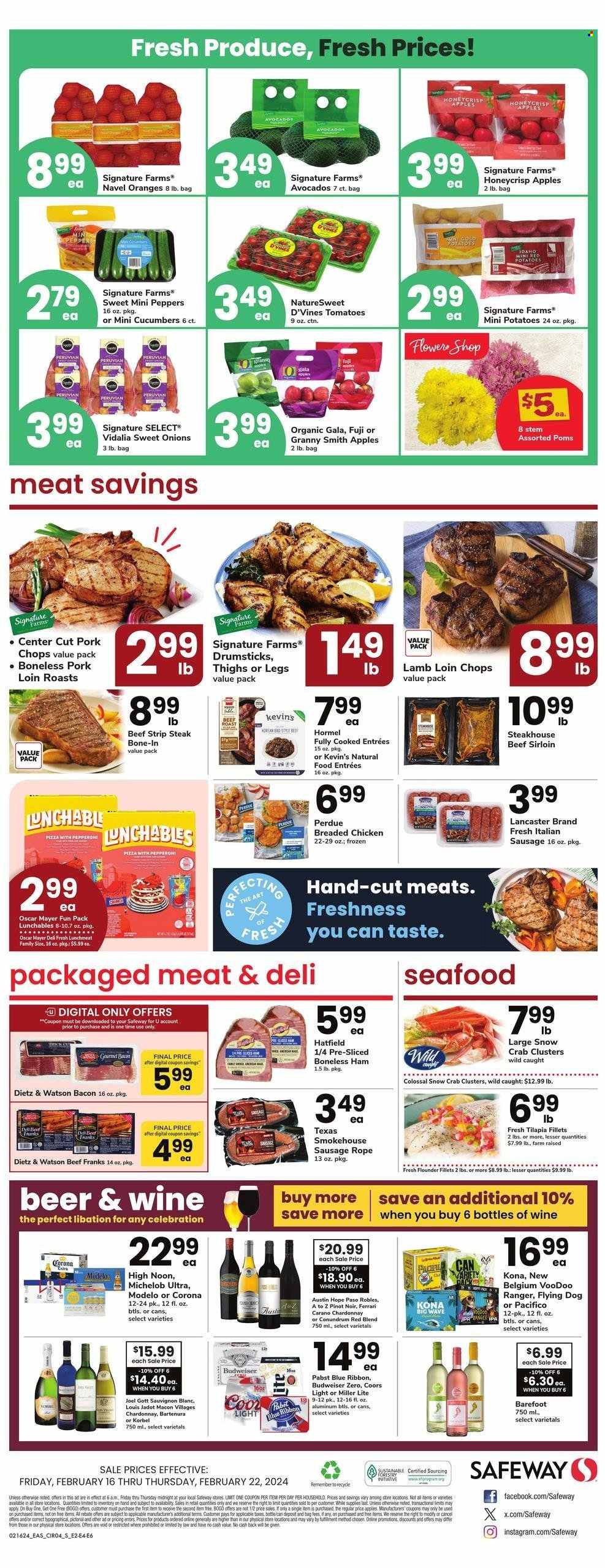 Safeway ad - 02/16/2024 - 02/22/2024. Page 4