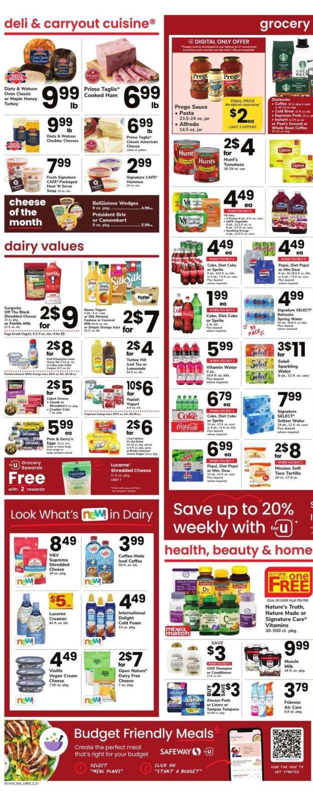Safeway ad - 02/16/2024 - 02/22/2024. Page 2