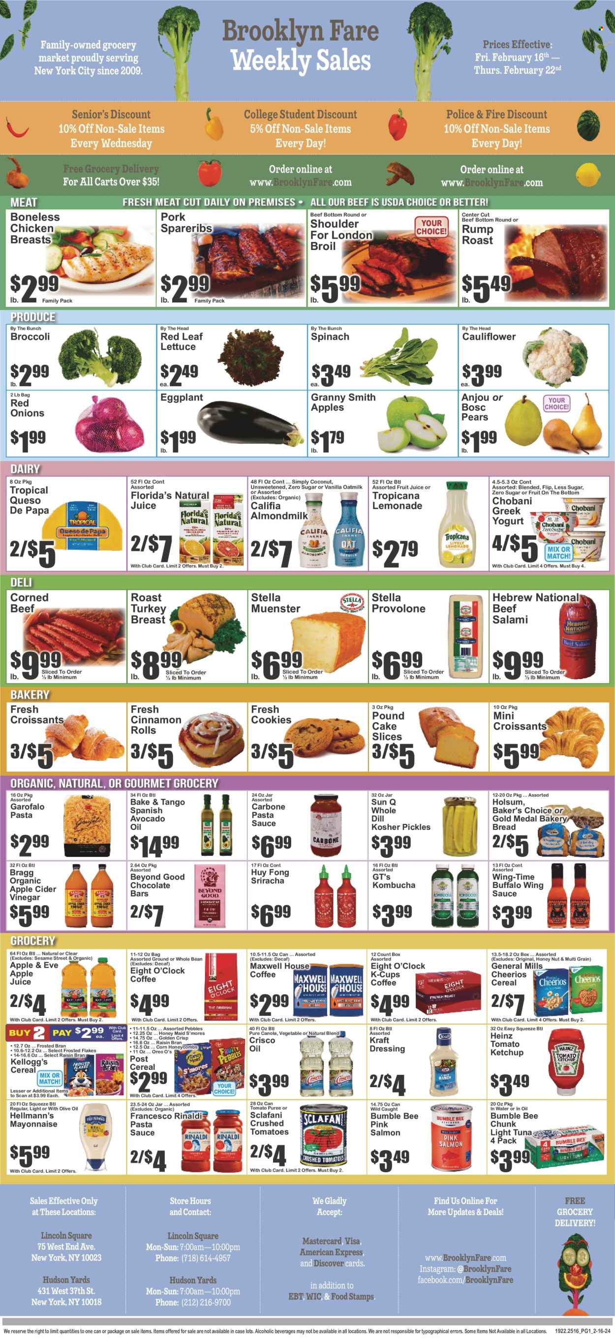 BROOKLYN FARE ad • Circular • from Fri, February 16, 2024 page 1