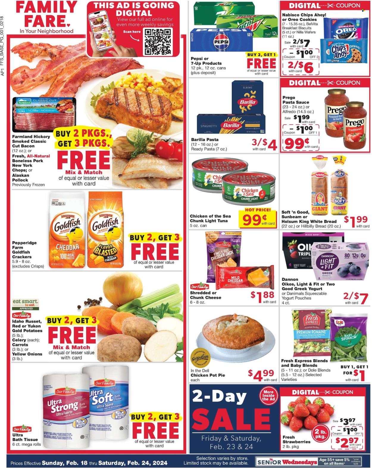 Family Fare ad - 02/18/2024 - 02/24/2024. Page 1