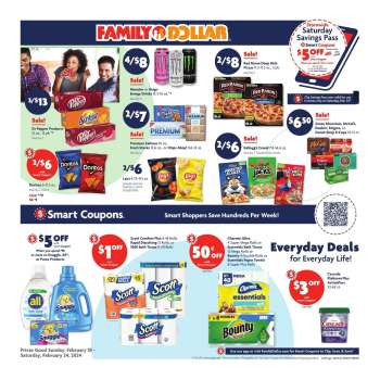 Family Dollar Flyer - 02/18/2024 - 02/24/2024.