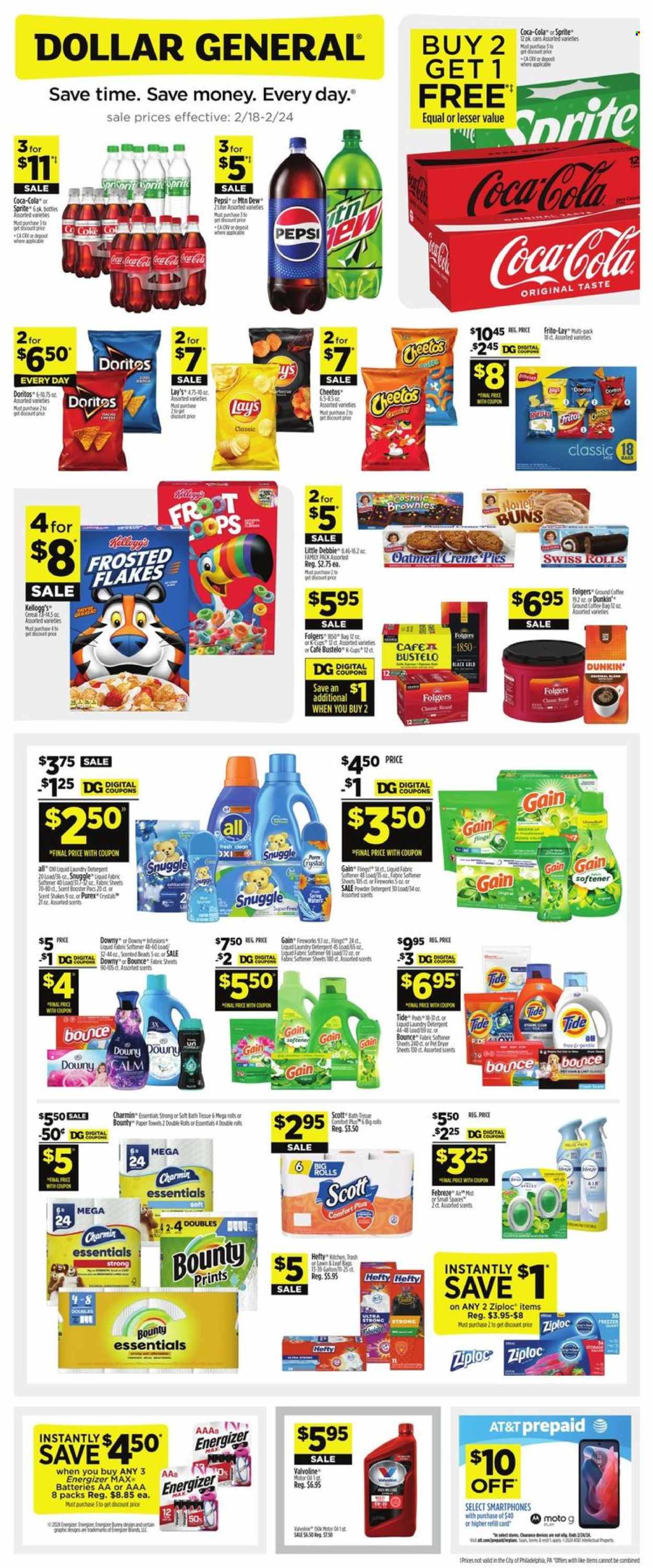 Dollar General ad - 02/18/2024 - 02/24/2024. Page 1