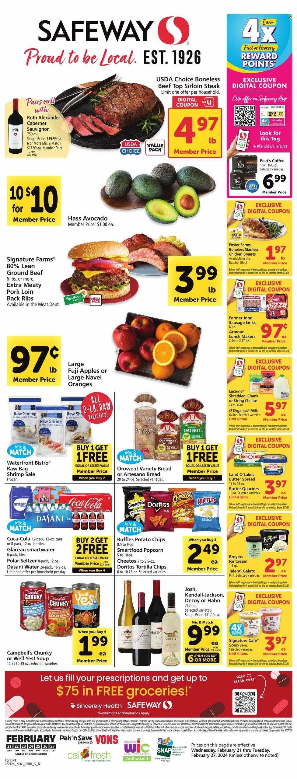 Safeway ad - 02/21/2024 - 02/27/2024. Page 1