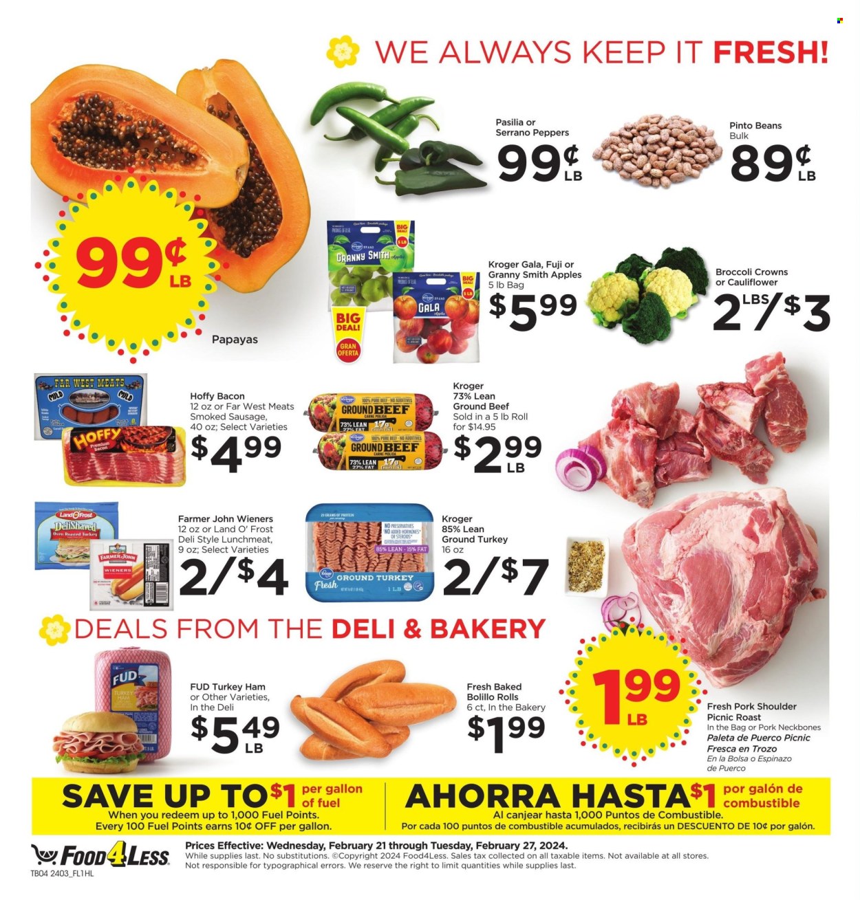 Food 4 Less ad - 02/21/2024 - 02/27/2024. Page 4