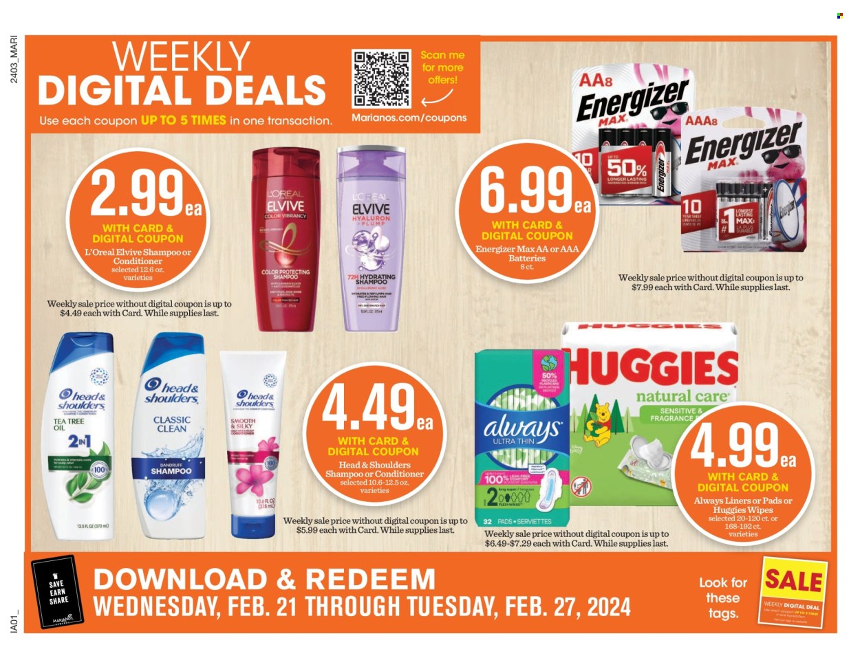 Mariano’s ad - 02/21/2024 - 02/27/2024. Page 7