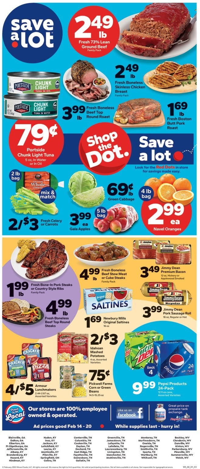 Save a Lot ad - 02/18/2024 - 02/20/2024. Page 1