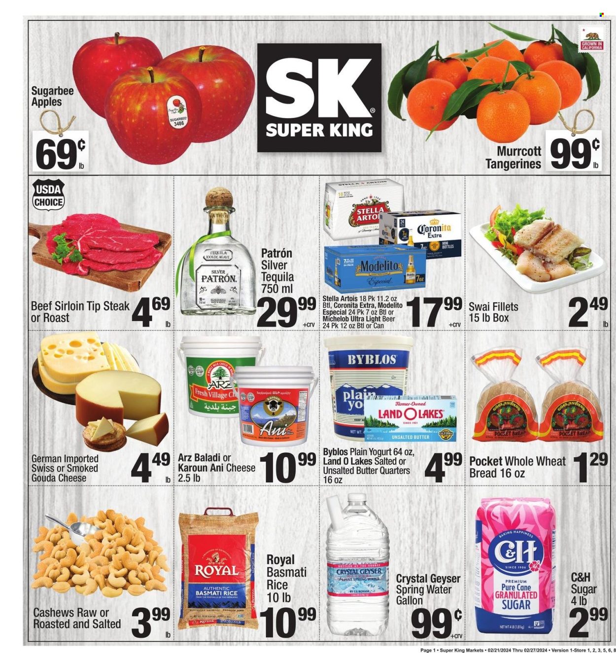Super King Markets ad - 02/21/2024 - 02/27/2024. Page 1