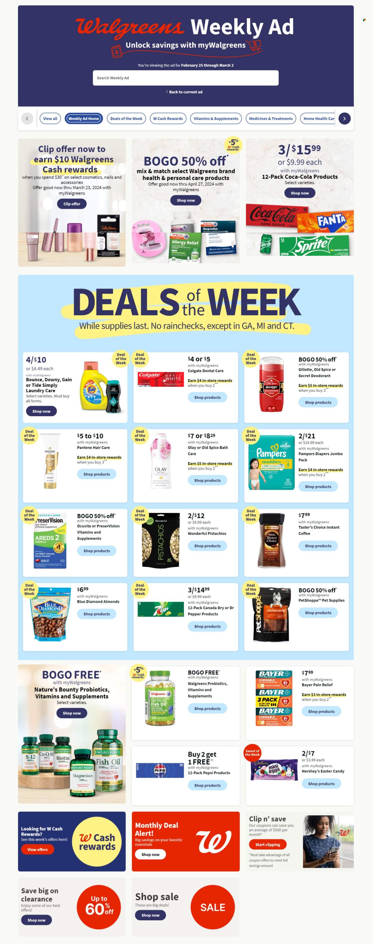Walgreens ad - 02/25/2024 - 03/02/2024. Page 1