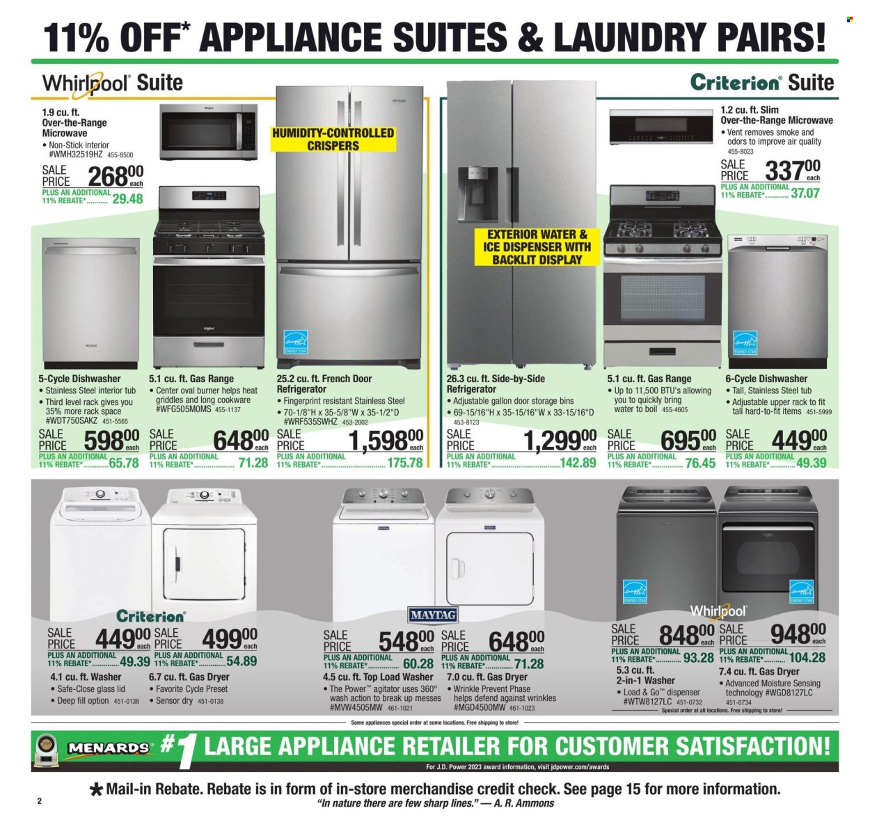 Menards ad - 02/22/2024 - 03/03/2024. Page 3