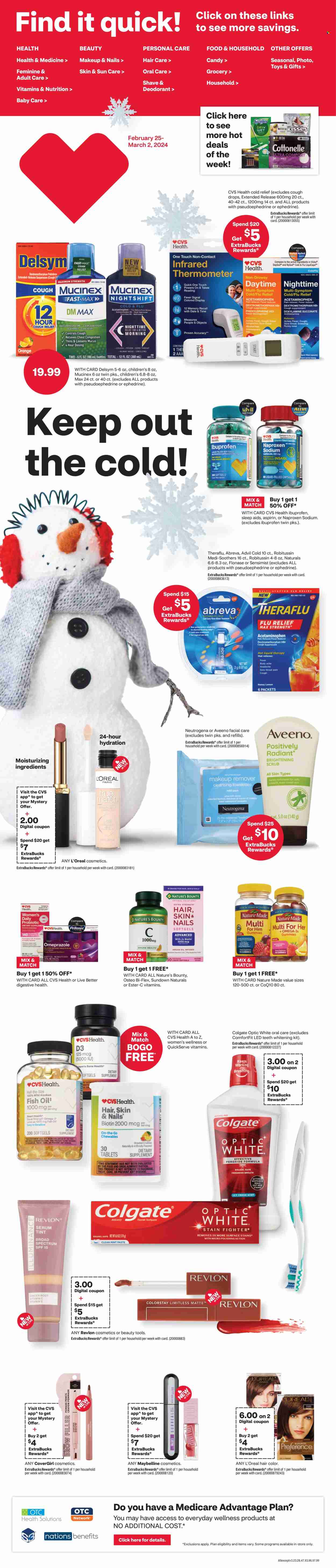 CVS Pharmacy ad - 02/25/2024 - 03/02/2024. Page 1
