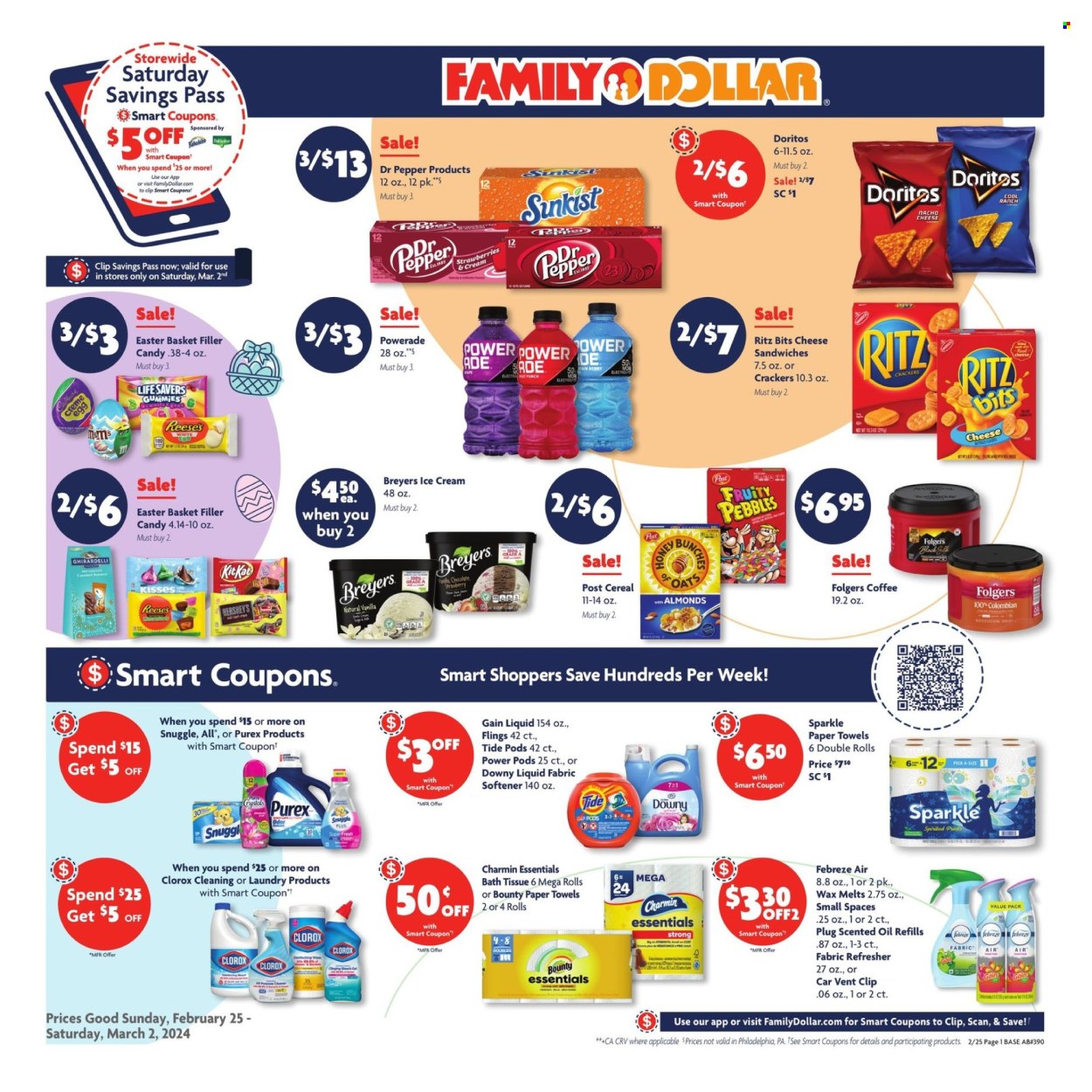 Family Dollar ad - 02/25/2024 - 03/02/2024. Page 1