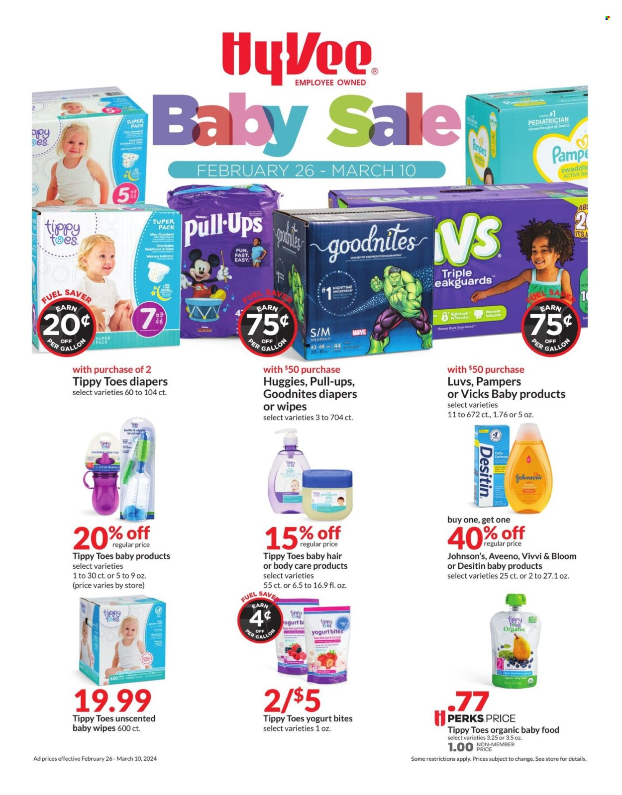 Hy-Vee ad - 02/26/2024 - 03/10/2024. Page 1