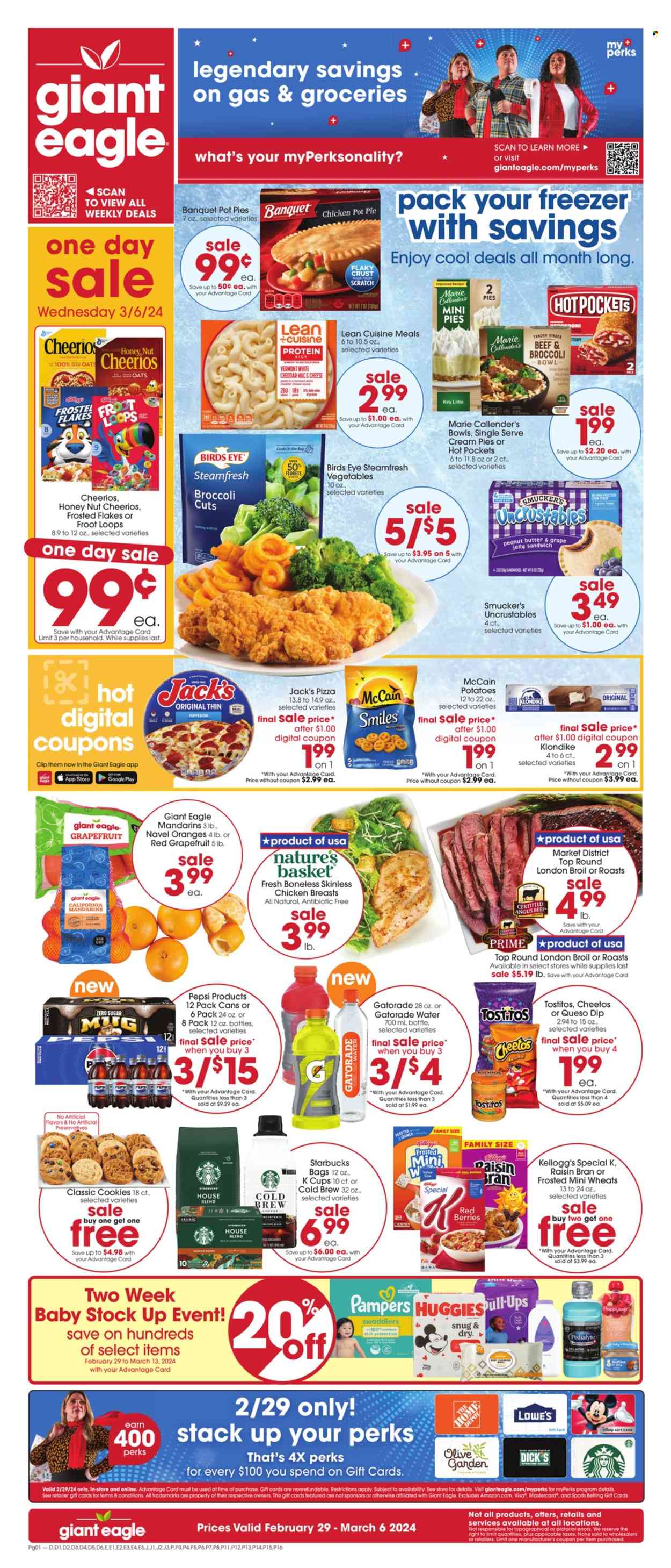 Giant Eagle ad - 02/29/2024 - 03/06/2024. Page 1