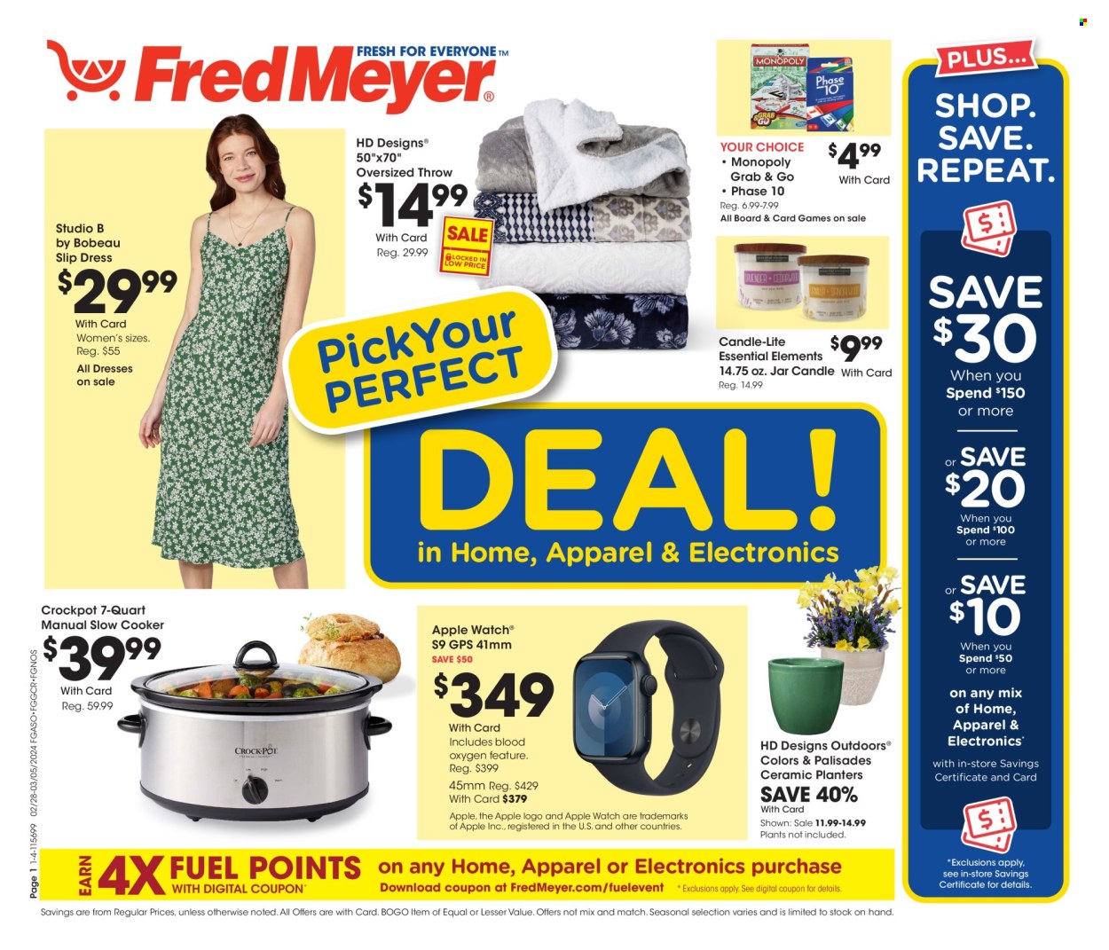 Fred Meyer ad - 02/28/2024 - 03/05/2024. Page 1