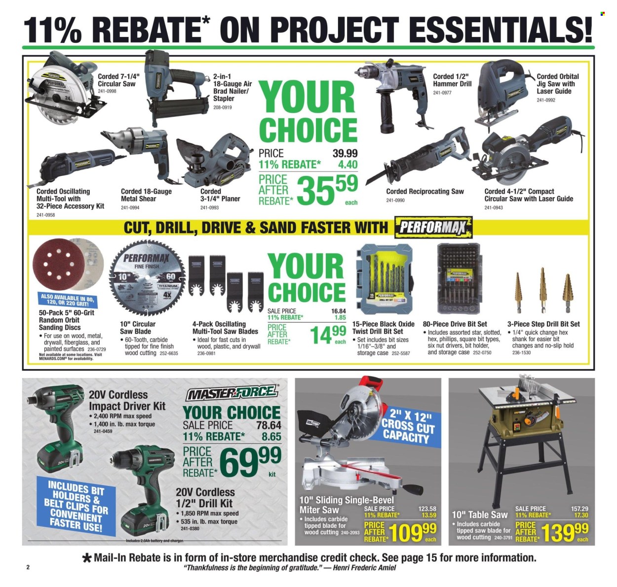 Menards ad - 02/29/2024 - 03/10/2024. Page 3