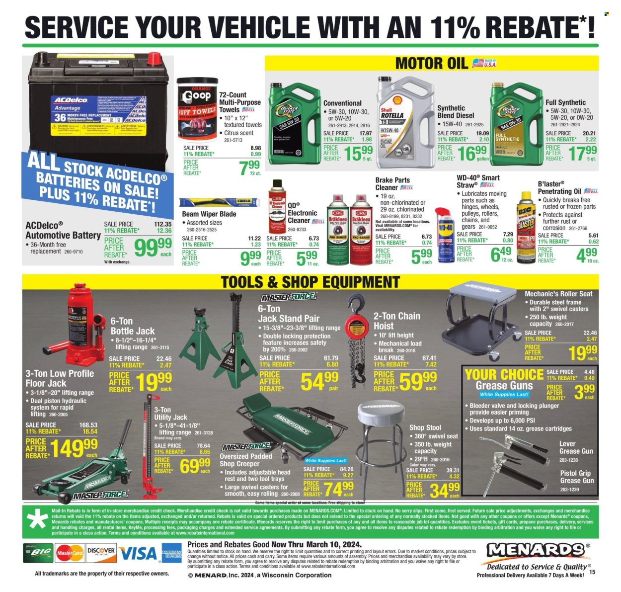 Menards ad - 02/29/2024 - 03/10/2024. Page 25