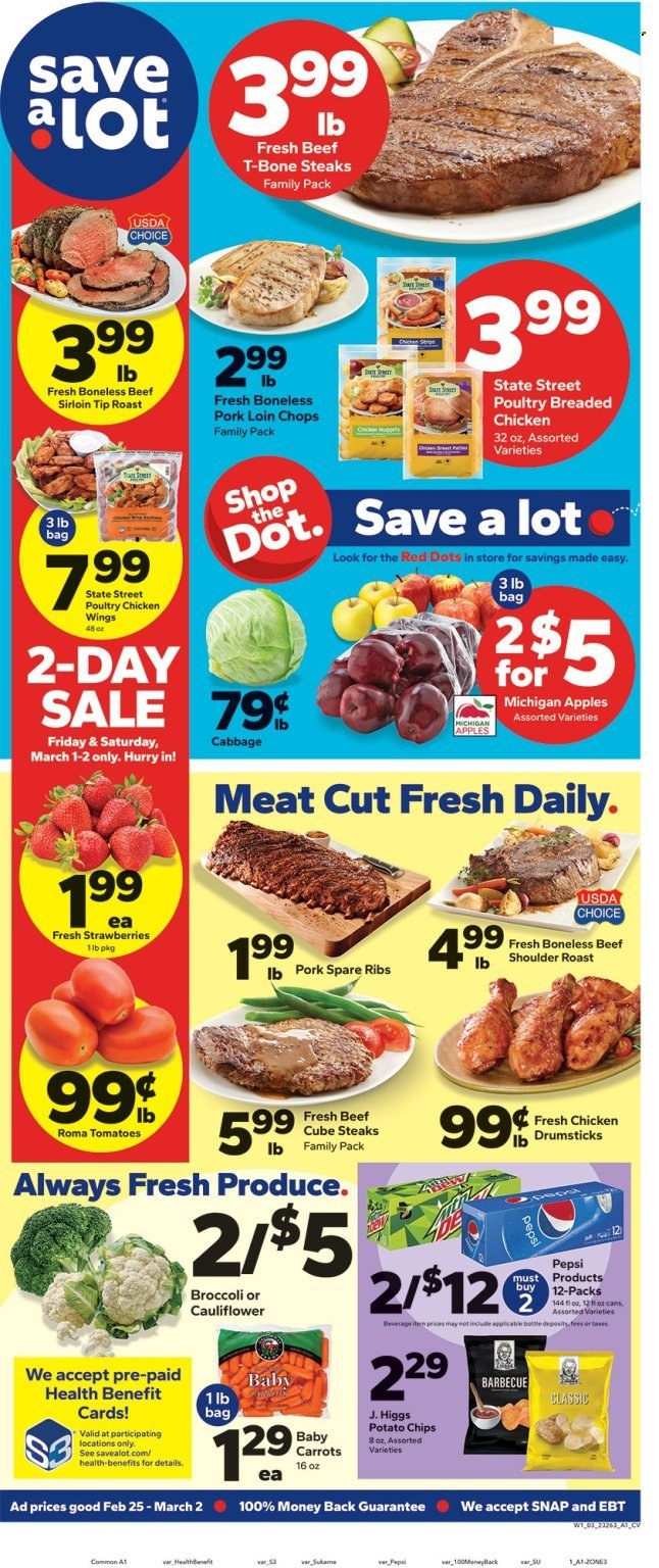 Save a Lot ad - 02/25/2024 - 03/02/2024. Page 1