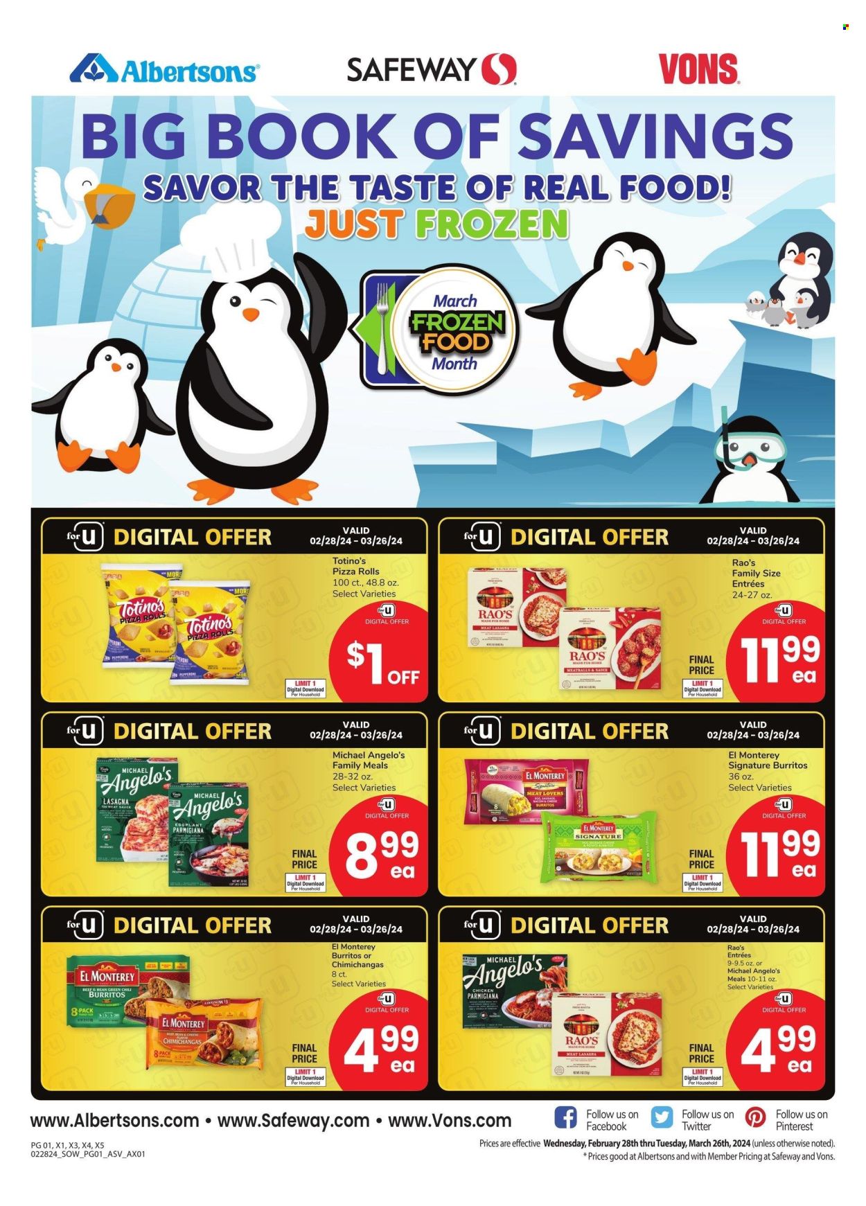 Safeway ad - 02/28/2024 - 03/26/2024. Page 1