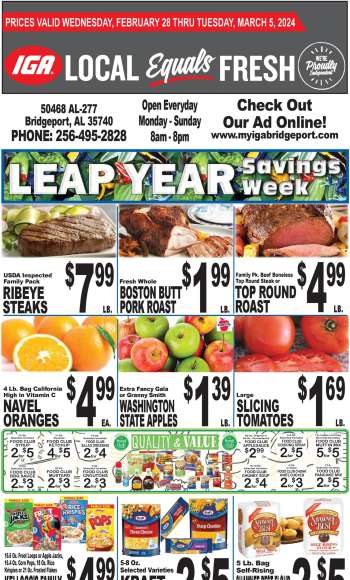 IGA Flyer - 02/28/2024 - 03/05/2024.