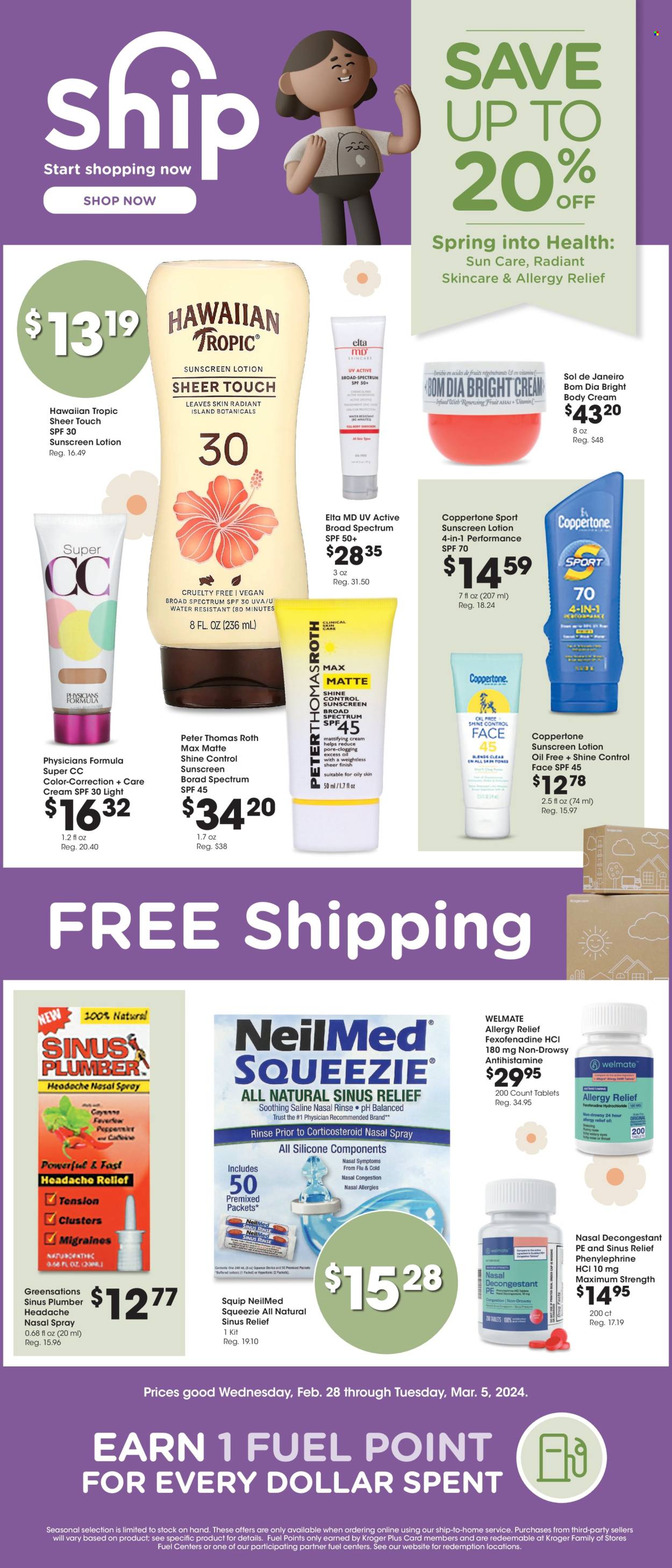 Fred Meyer ad - 02/28/2024 - 03/05/2024. Page 1
