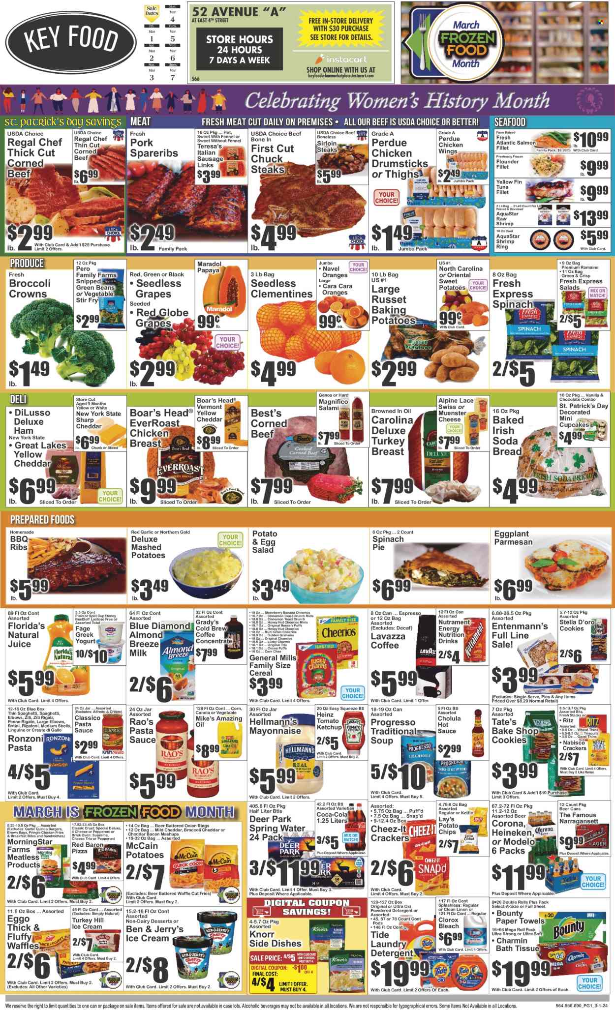 Key Food ad - 03/01/2024 - 03/07/2024. Page 1