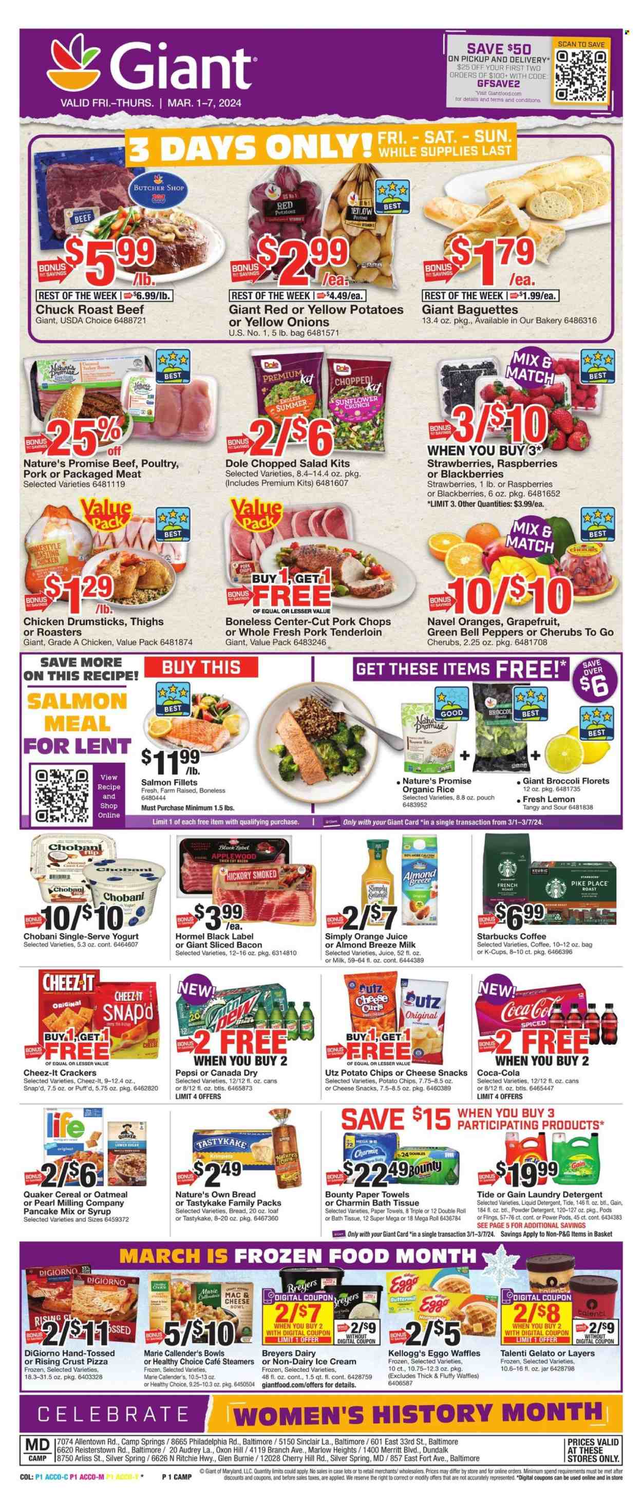 Giant Food ad - 03/01/2024 - 03/07/2024. Page 1