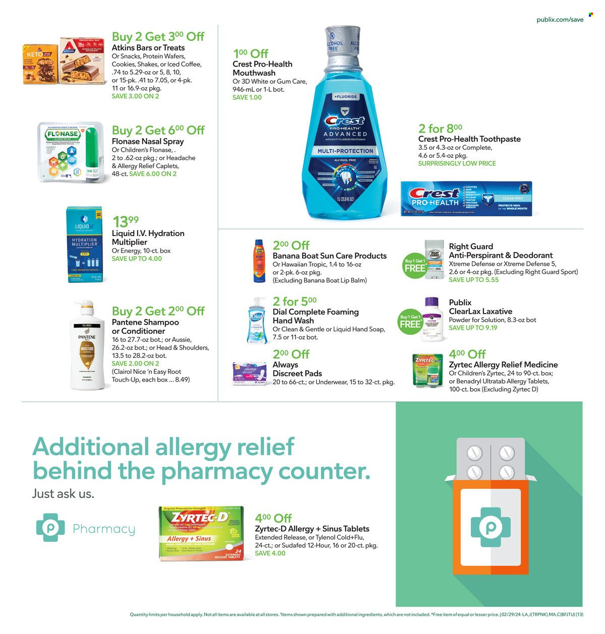 Publix ad - 02/29/2024 - 03/06/2024. Page 13