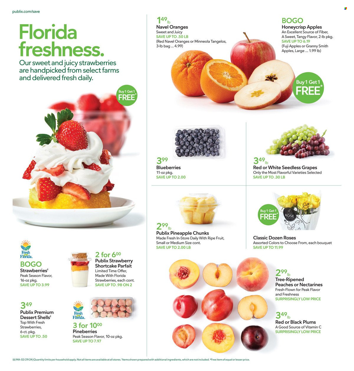 Publix ad - 02/29/2024 - 03/06/2024. Page 1