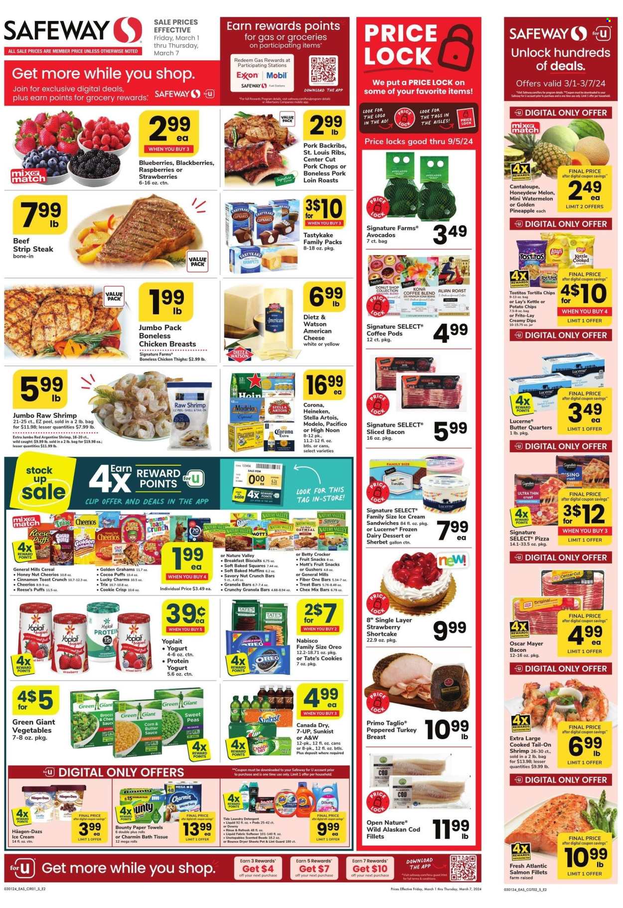 Safeway ad - 03/01/2024 - 03/07/2024. Page 1