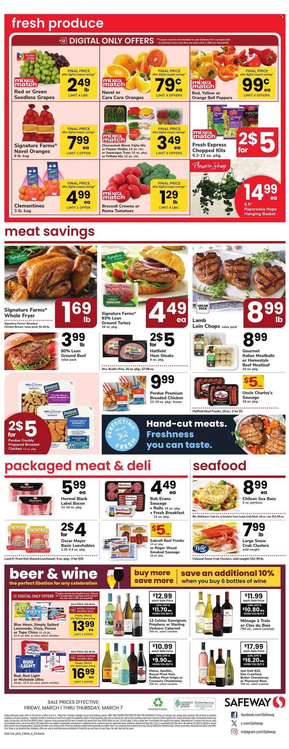 Safeway ad - 03/01/2024 - 03/07/2024. Page 4