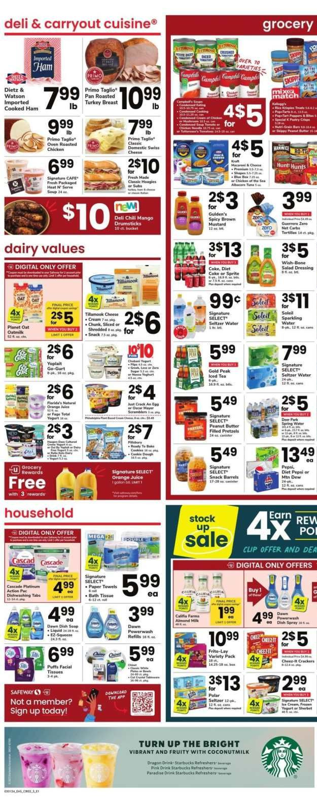 Safeway ad - 03/01/2024 - 03/07/2024. Page 2