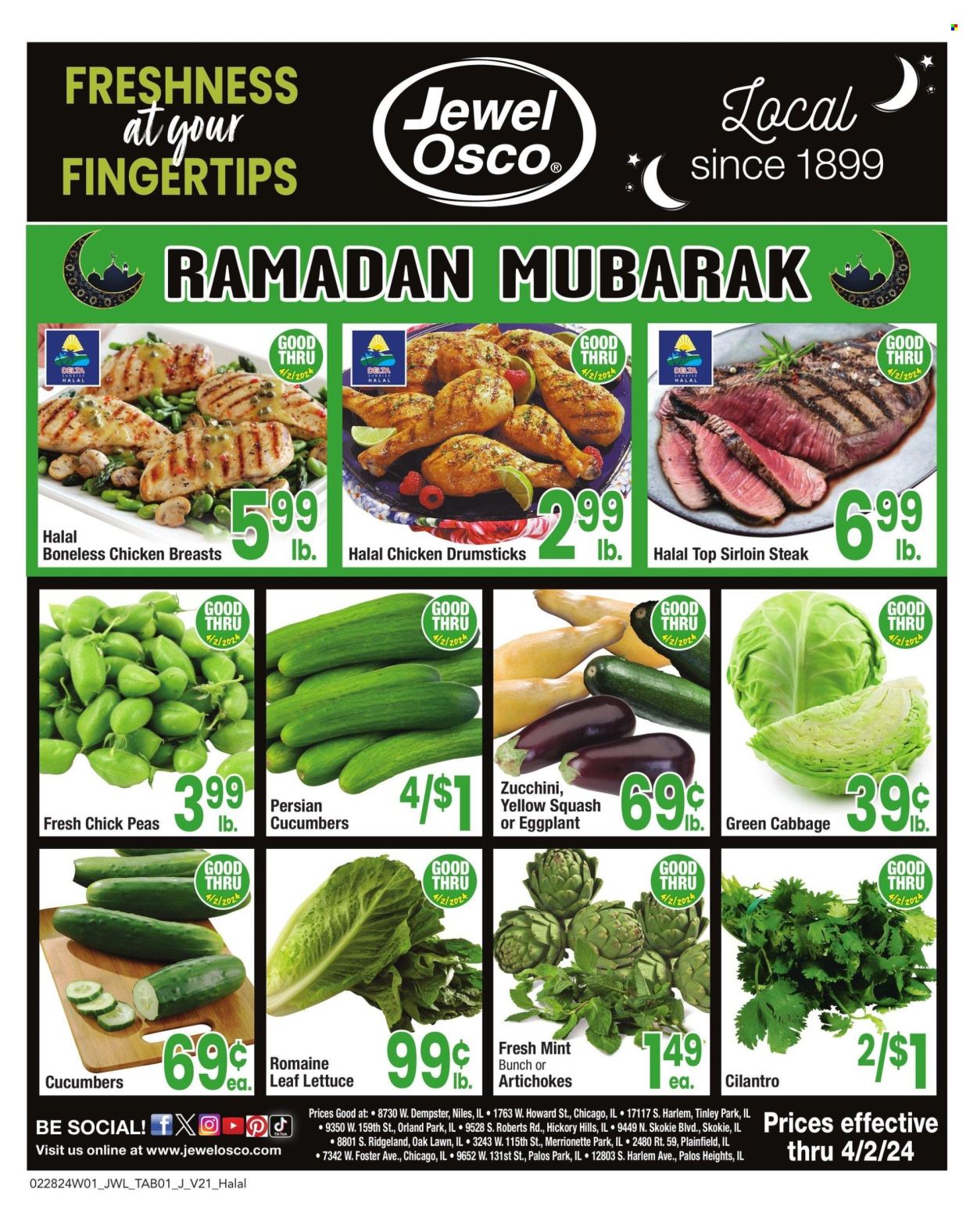 Jewel Osco ad - 02/28/2024 - 04/02/2024. Page 1