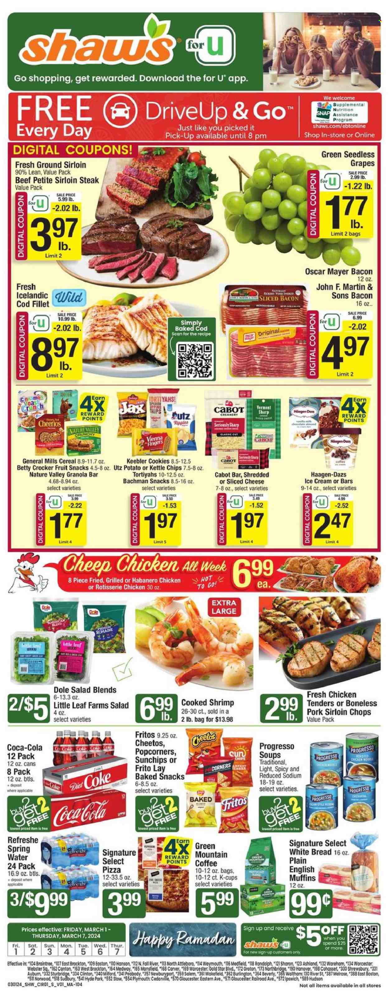 Shaw’s ad - 03/01/2024 - 03/07/2024. Page 1