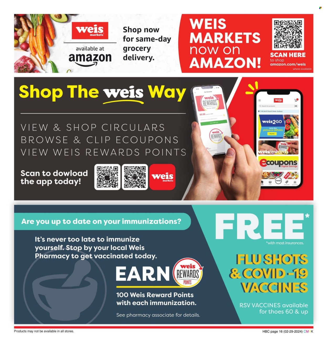 Weis ad - 02/29/2024 - 04/03/2024. Page 16