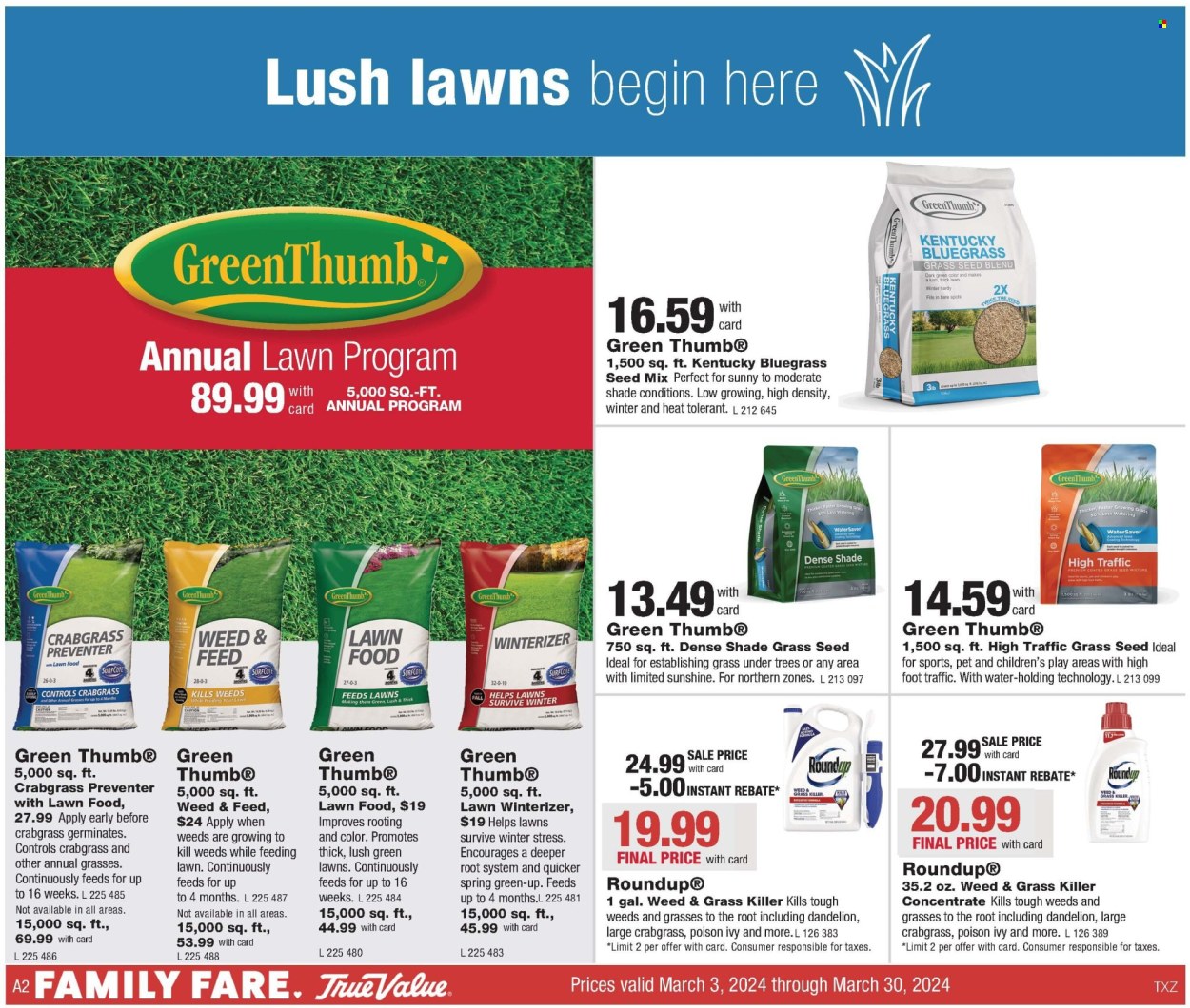 Family Fare ad - 03/03/2024 - 03/30/2024. Page 2
