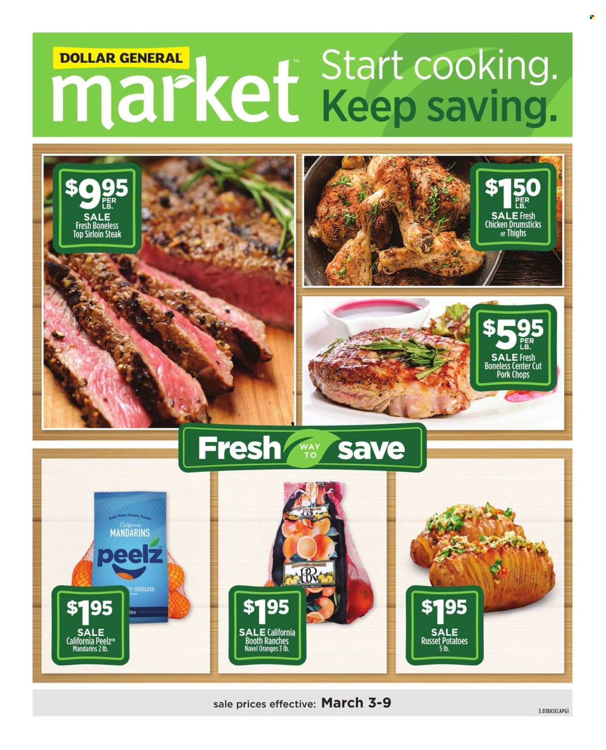 Dollar General ad - 03/03/2024 - 03/09/2024. Page 1
