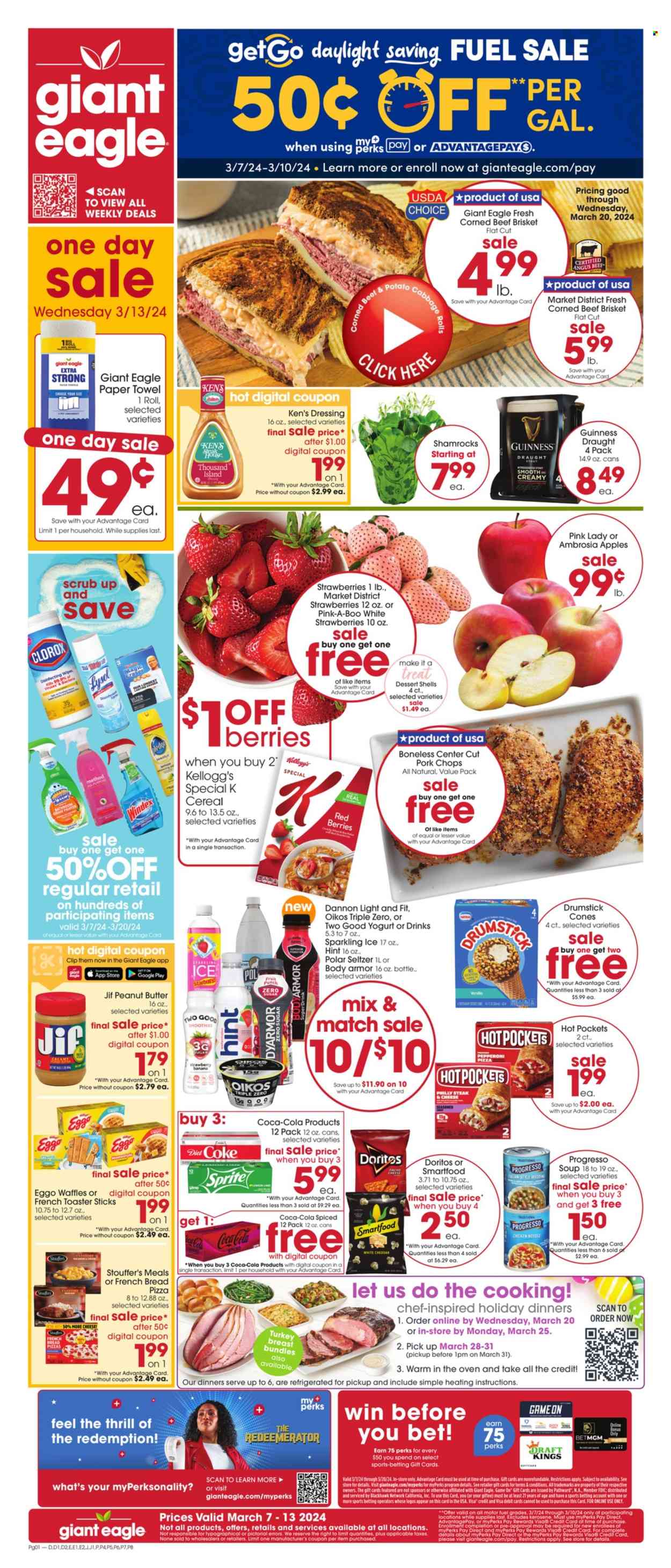 Giant Eagle ad - 03/07/2024 - 03/13/2024. Page 1